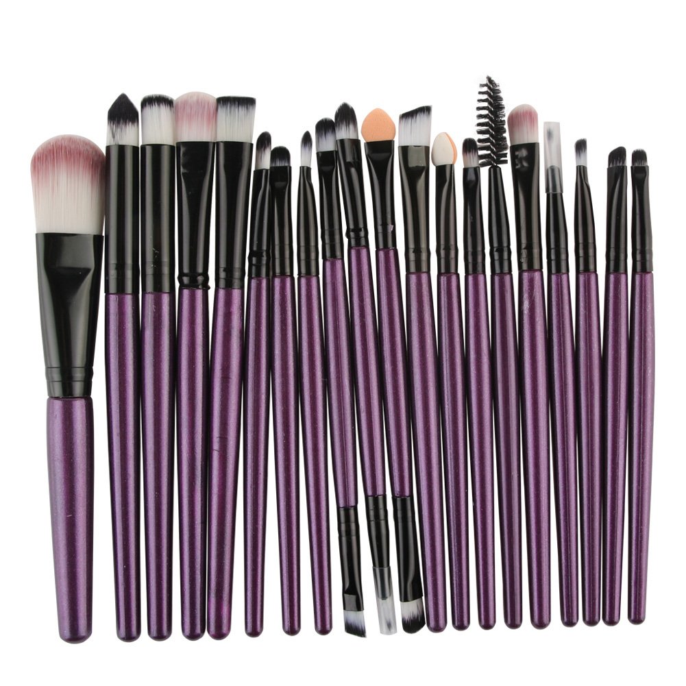 Makeup Brush Set,Jay Boom 20 Pieces Professional Eye Makeup Cosmetics Brush Set,Cosmetics Blending Brush Tools