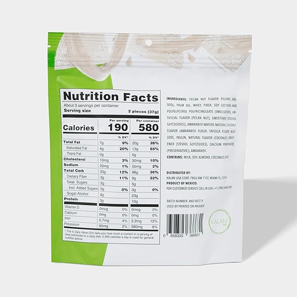 KALAN KRUNCH COCONUT NATURAL FLAVORED AMARANTH WAFERS, PACK OF 1, 3.88 OZ