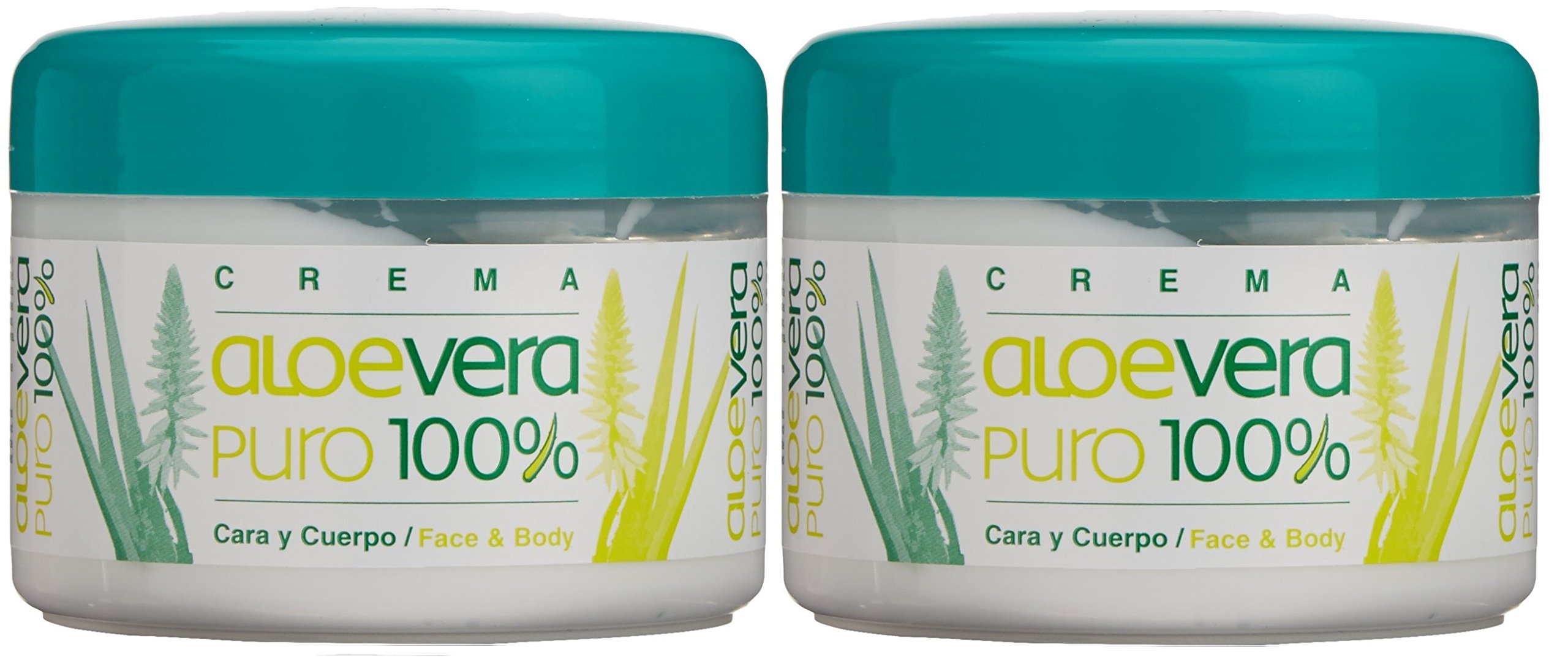 Cosmonatura Facial, Body and Hands Cream with Aloe 250 ml x 2units