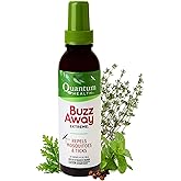 Quantum Health Buzz Away Extreme - DEET-free Insect Repellent, Essential Oil Bug Spray - Small Children and Up, Travel Friend