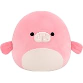 Squishmallows Original 14in Morlai the Coral Manatee &ndash; Official Jazwares Plush (Large)