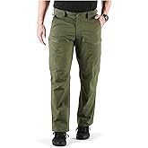 5.11 Tactical Men's Apex Cargo Work Pants, Flex-Tac Stretch Fabric, Gusseted, Water Resistant Finish, Style 74434ABR