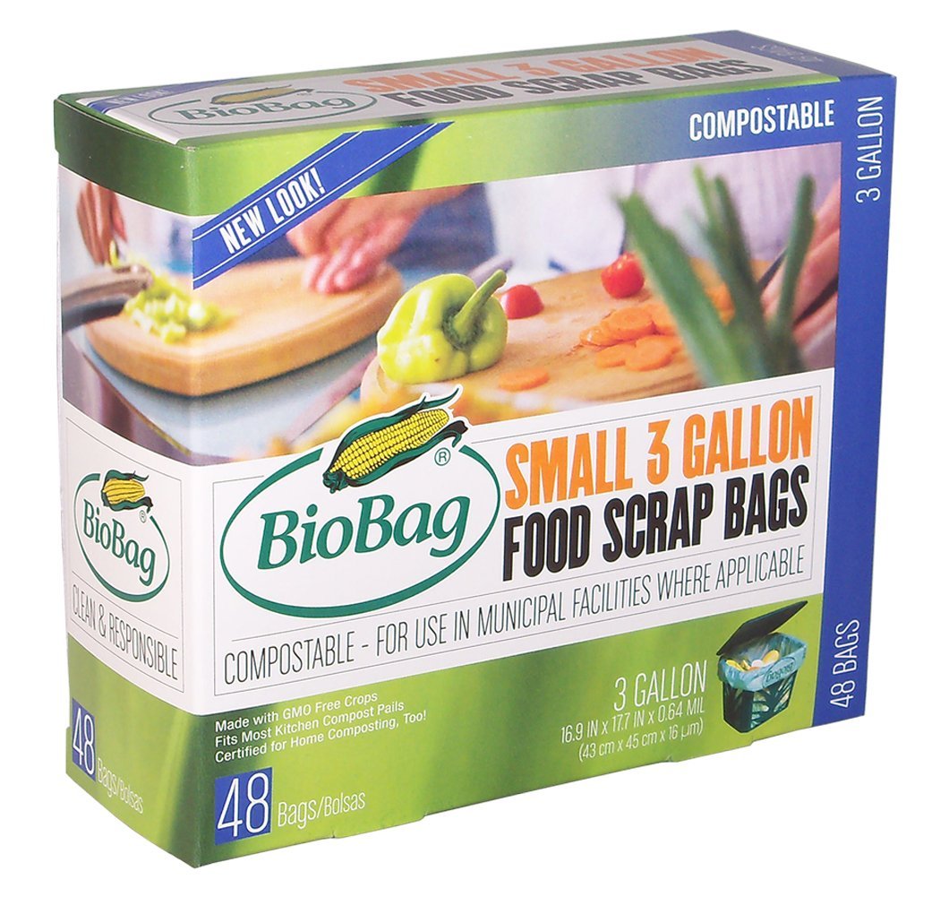 Bio Bag Compostable Small 3 Gallon Bags 48 Count by BioBag eBay