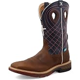 Twisted X Men's 12" Soft Square Toe Western Work Boot