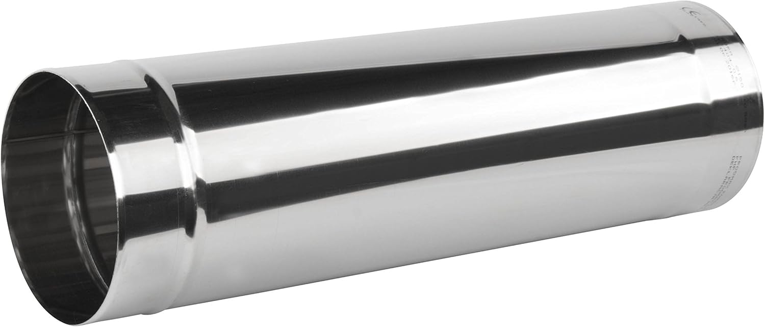 Single Wall Stainless Steel Rigid Pipe 80mm Inside Diameter / Length