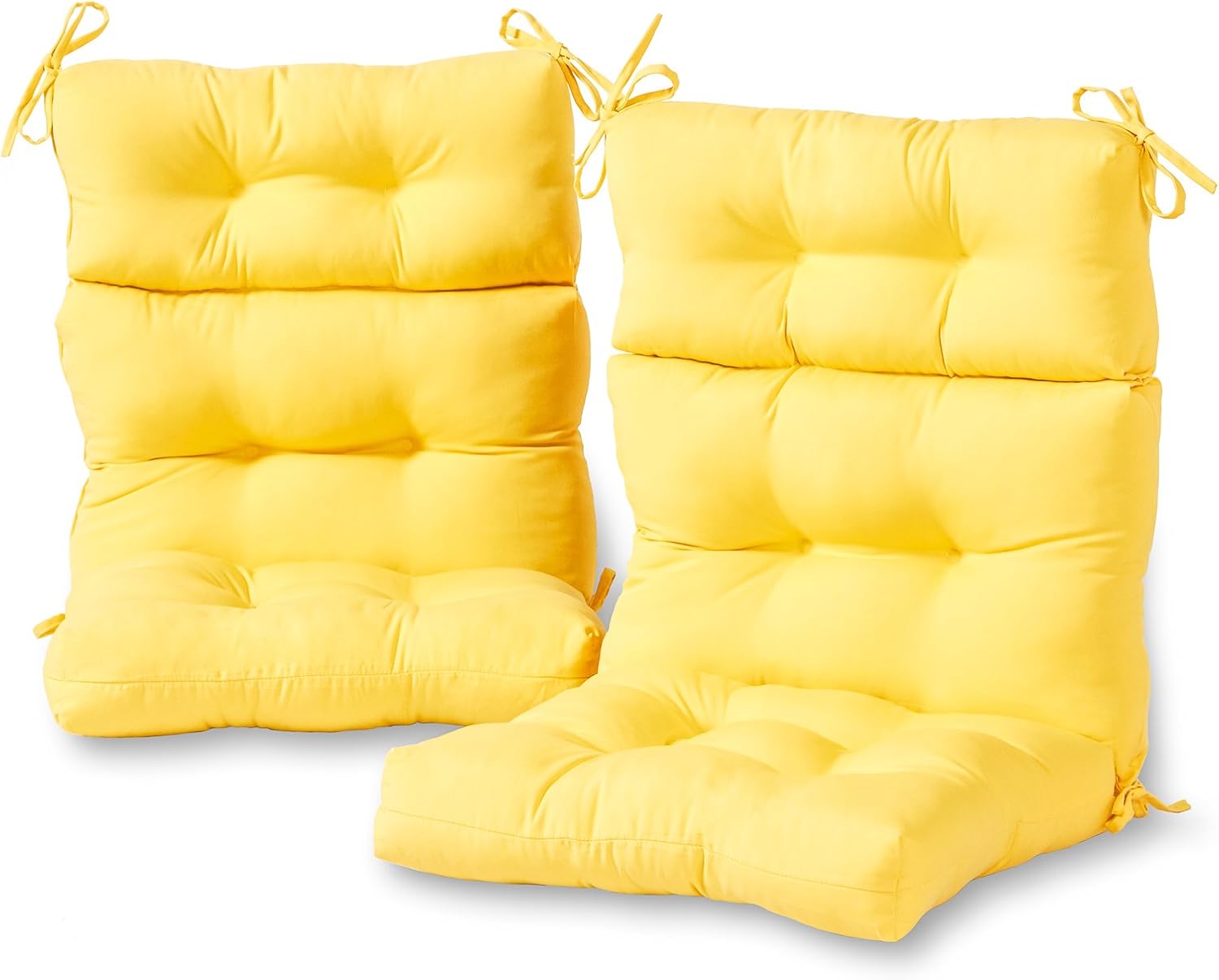 Amazon Com Greendale Home Fashions Outdoor High Back Chair Cushion Set Of 2 Sunbeam Patio Furniture Cushions Garden Outdoor