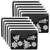 UNIMEIX 24 Pcs Magnetic Sheets for Die Storage Stamp and Die Storage Pockets Die Cut Storage for Card Making (12 Pcs Sheets+ 12 Pcs Bags, 0.8 mm Thickness