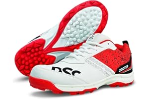 DSC Jaffa 22 Mens Cricket Sports Shoes, Red, 7 UK