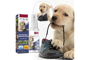 NUPEC Anti-Chew Bitter Dog Spray, Natural Ingredients No Chew Spray for Dogs, No More Marking Stops Barking, Nibble, Jumping Up, Food Stealing, Anti Chew Spray for Dogs and Cats, Protect Your Furniture