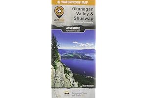 Okanagan Valley & Shuswap Waterproof Map - 4th Edition