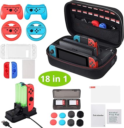 nintendo switch accessories bundle amazon