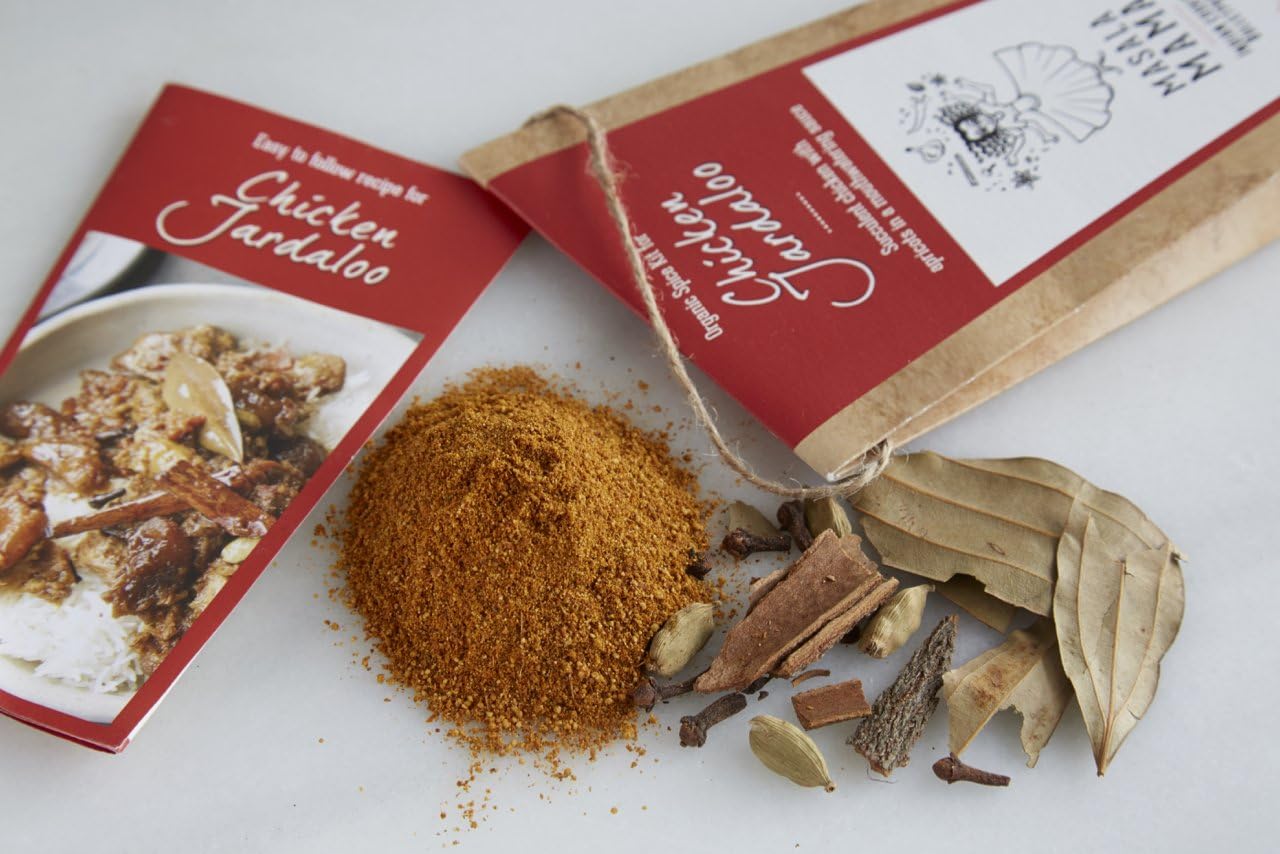 Indian Spice Kit for Chicken Jardaloo (Chicken with Apricots) - Organic Curry Spice Blends by Masala Mama