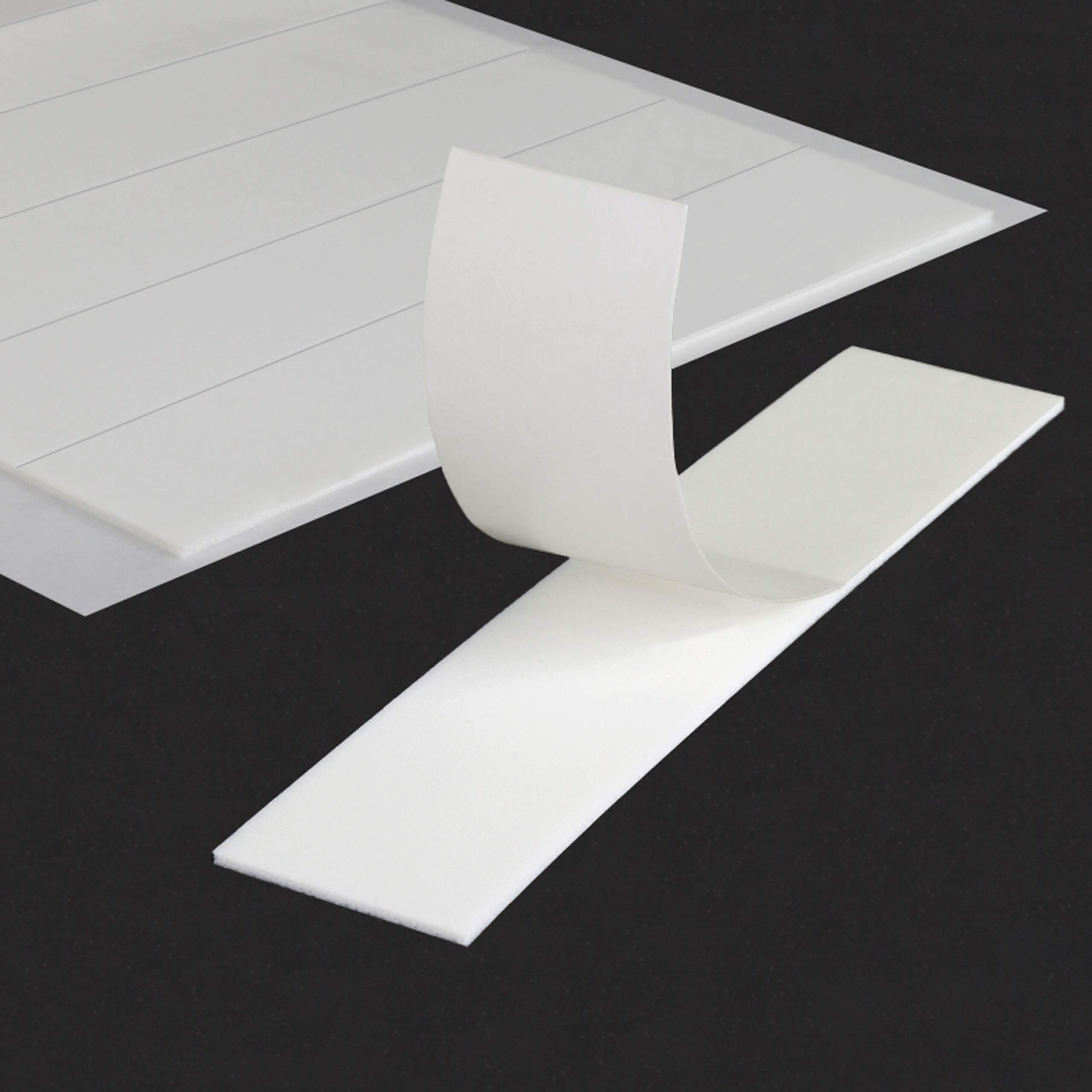 Double Sided Foam Adhesive Strips for Smaller Assembly Work Made of PE Foam 20 x 100 x 1 mm
