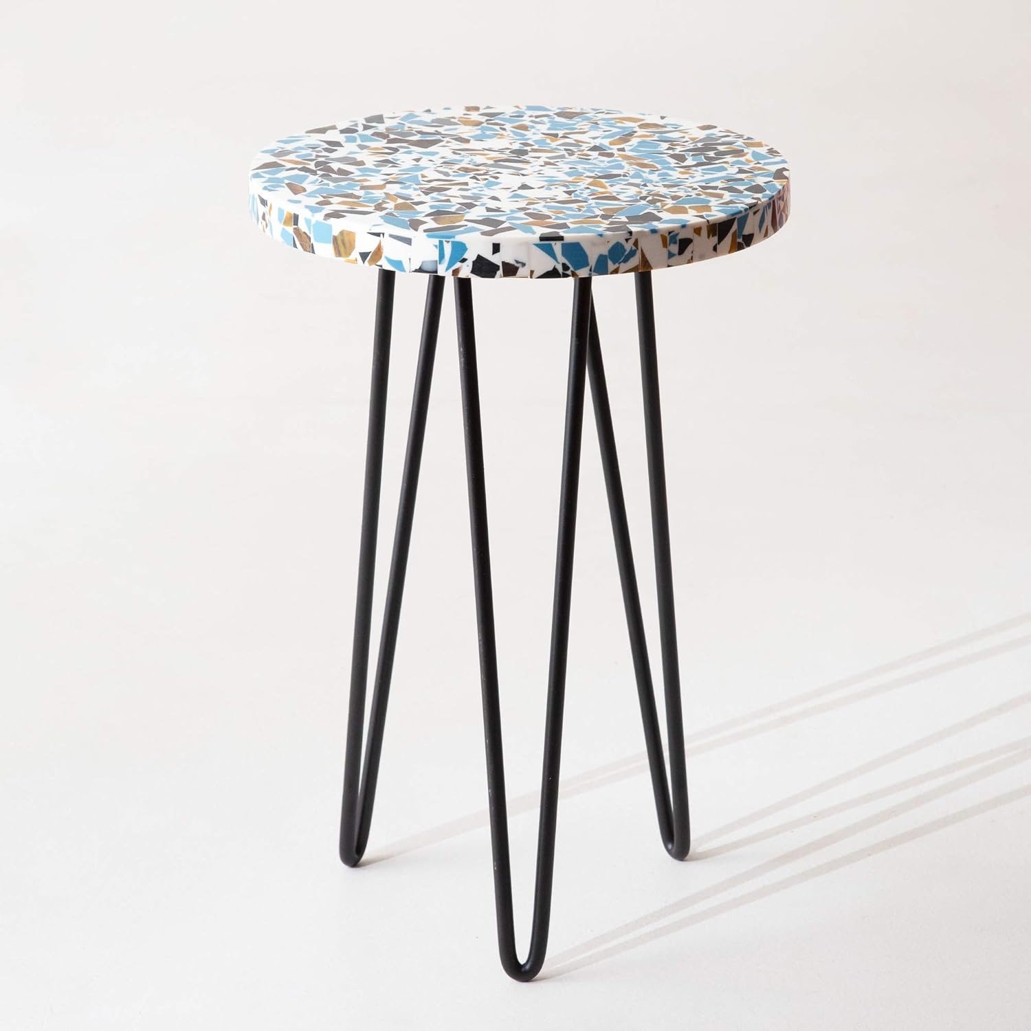 Casadecor Garden Resin Table With Metal Legs Multicolour Standard Amazon In Home Kitchen