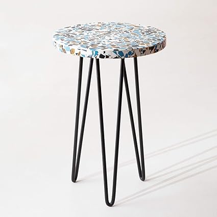 Casadecor Garden Resin Table With Metal Legs Multicolour Standard Amazon In Home Kitchen