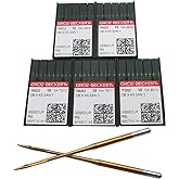 GROZ-BECKERT Needle in CKPSMS Clear Plastic Box- 50PCS Groz Beckert DBXK5 GEBEDUR Titanium Industrial Embroidery Machine Needles 8# 9# 10# 11# 12#