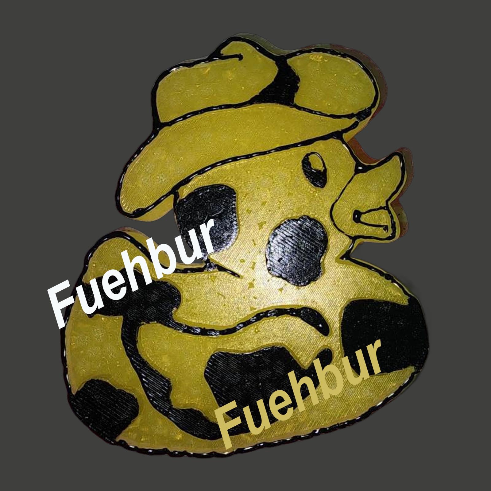 (300+ Design Optional) Fuehbur Cowboy Duck Silicone Aroma Bead Mini Animal Candle Soap Mould, Oven Safe
