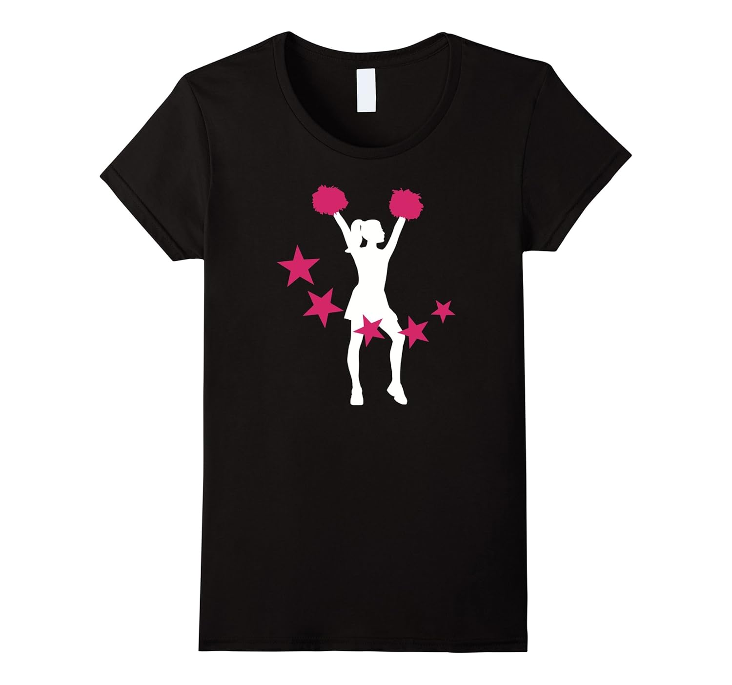 Cheerleader with stars T-Shirt-ANZ