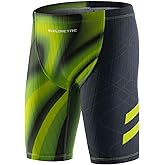 MY KILOMETRE Boys' Jammer Swimsuit with Drawstring Training Swimwear for Kids Endurance Boys Youth Swim Shorts Kids Swimsuit