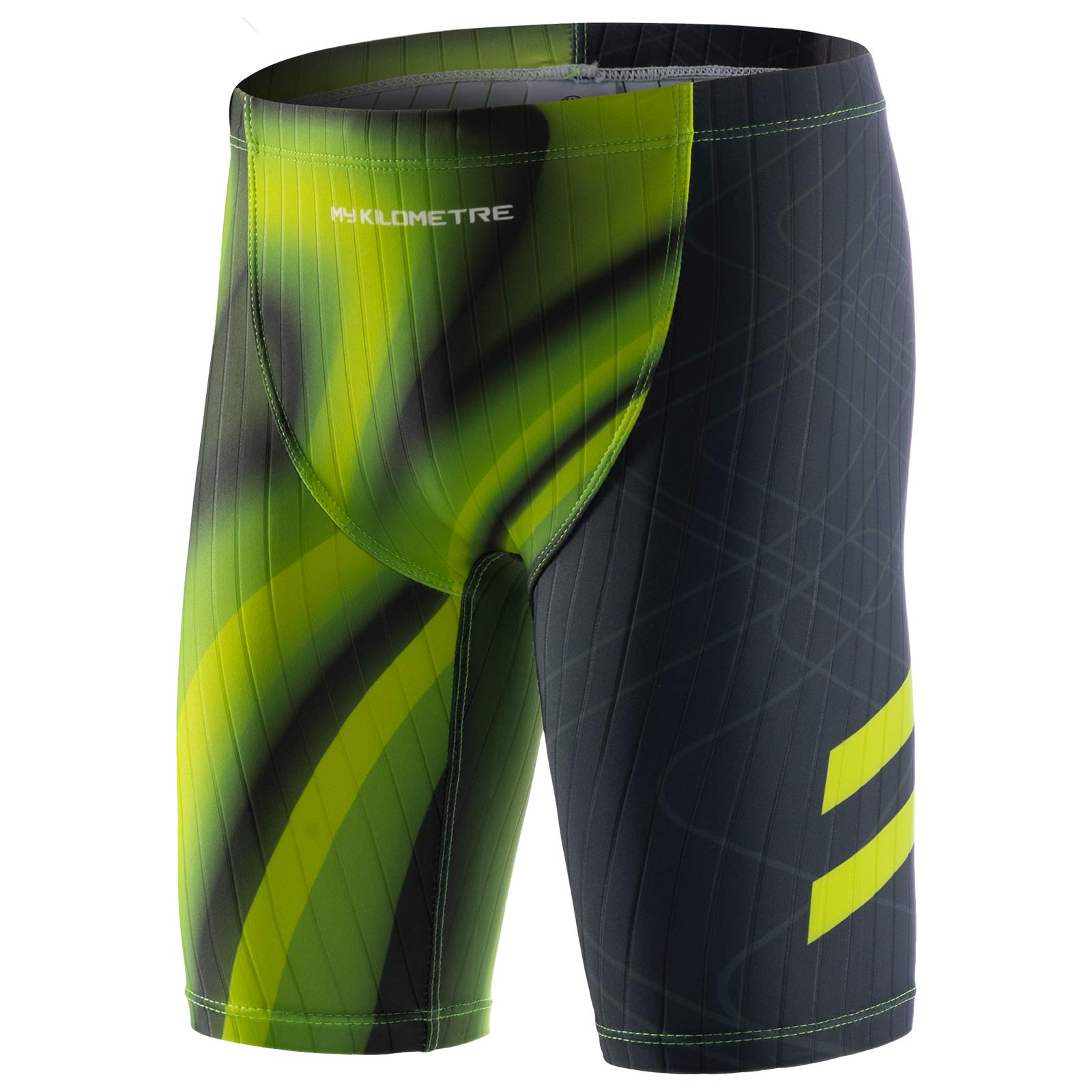 MY KILOMETREBoys' Jammer Swimsuit with Drawstring Training Swimwear for Kids Endurance Boys Youth Swim Shorts Kids Swimsuit