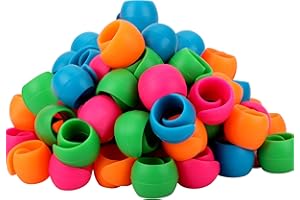 New Brothread 65pcs Thread Spool Savers/Spool Huggers - Prevent Tails from Unwinding - No Loose Ends for Sewing and Embroidery Machine Thread Spools