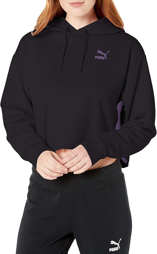 puma crop hoodie ladies