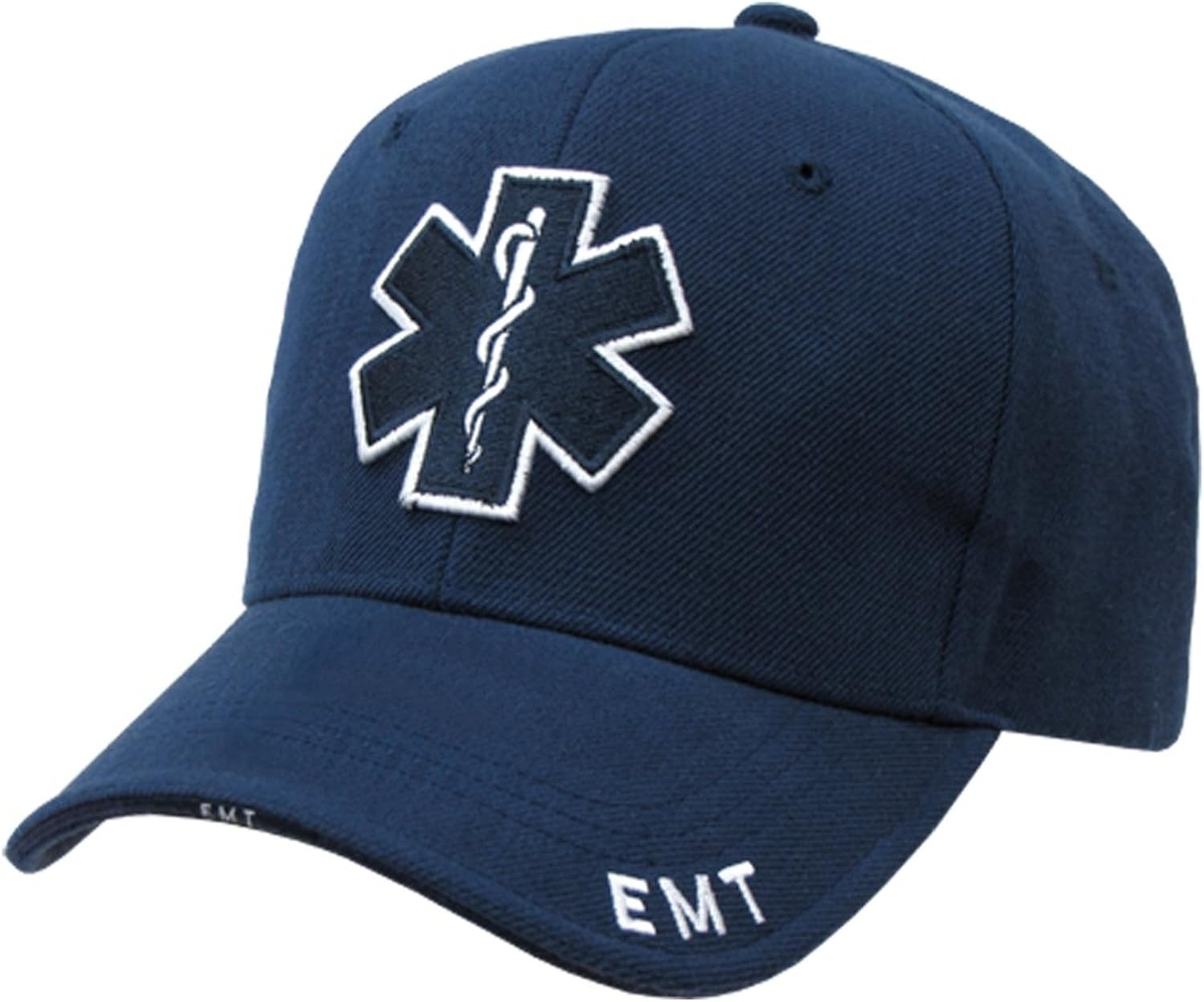 EMT CROSS STAR OF LIFE BLUE MEDICAL TECHNICIAN UNIFORM HAT