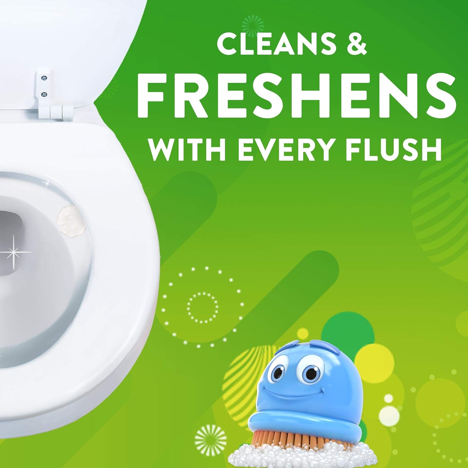 Scrubbing Bubbles Fresh Gel Toilet Bowl Cleaning Stamps, Gel Cleaner, Helps Prevent Limescale and Toilet Rings, Rainshower Scent, 6 Stamps: Industrial & Scientific