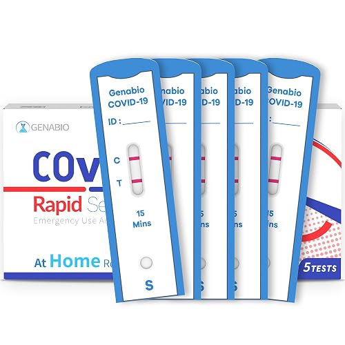 Genabio COVID-19 Antigen Rapid Self-Test Kit (5 Pack) – FDA EUA ...