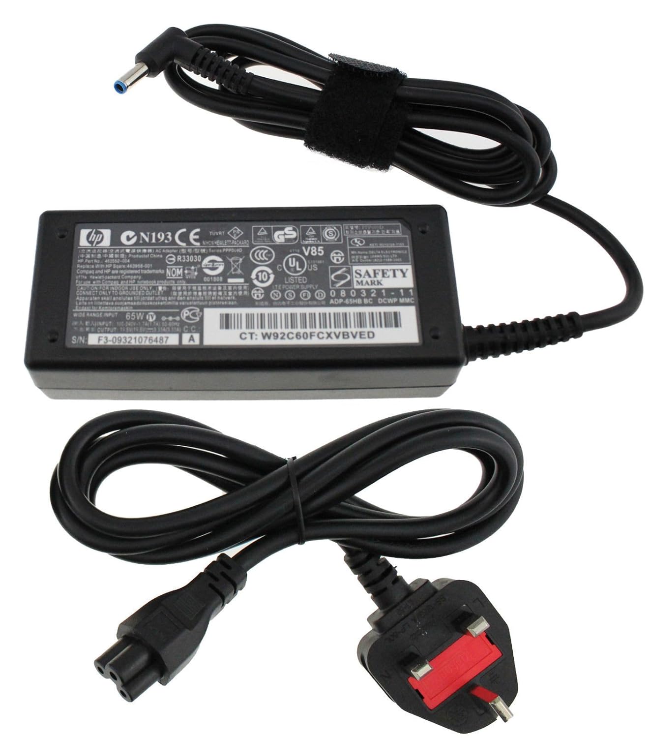ORIGINAL HP PAVILLION 15 CHARGER ADAPTER 19.5V 3.33A (65W) 4.5*3.0mm ADP65HB C40 Amazon.co.uk