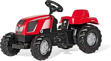 red toy tractor