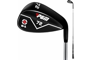 PGM Wedge - 72 Degrees Premium Sand Wedge, Lob Wedge for Men & Women - CNC Textured - Bunker Buster Escape Bunkers and Save Strokes Around The Green-High Loft Golf Club