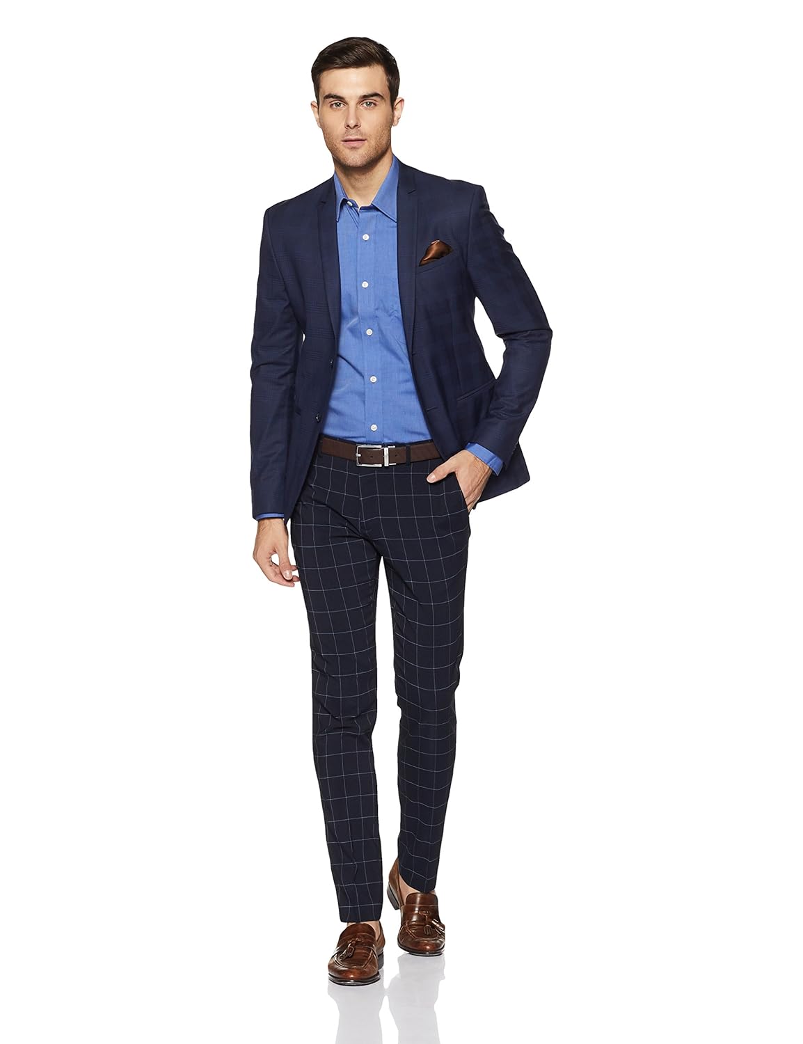 arrow men's solid regular fit business shirt