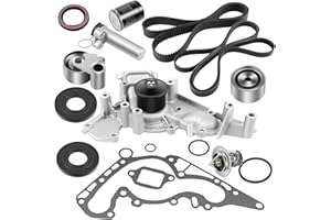 ECCPP Timing Belt Kit with Water Pump Compatible For Lexus GX470 LX470 V8 4.7L,1998-2005 For Toyota For Land Cruiser V8 4.7L,2001-2004 For Toyota For Sequoia V8 4.7L TKT-001 13503-0F010