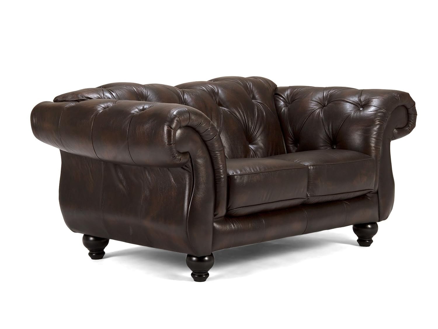 Massivum 10010780 Chesterfield Sofa Leeds 2-Sitzer 