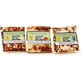 Carr Valley Bread Cheese&reg; Collection 3-Pack | Original, Pizza &amp; Garlic | (3) 6 oz Pieces | Authentic Wisconsin Heat &amp; Eat Grilling Cheese