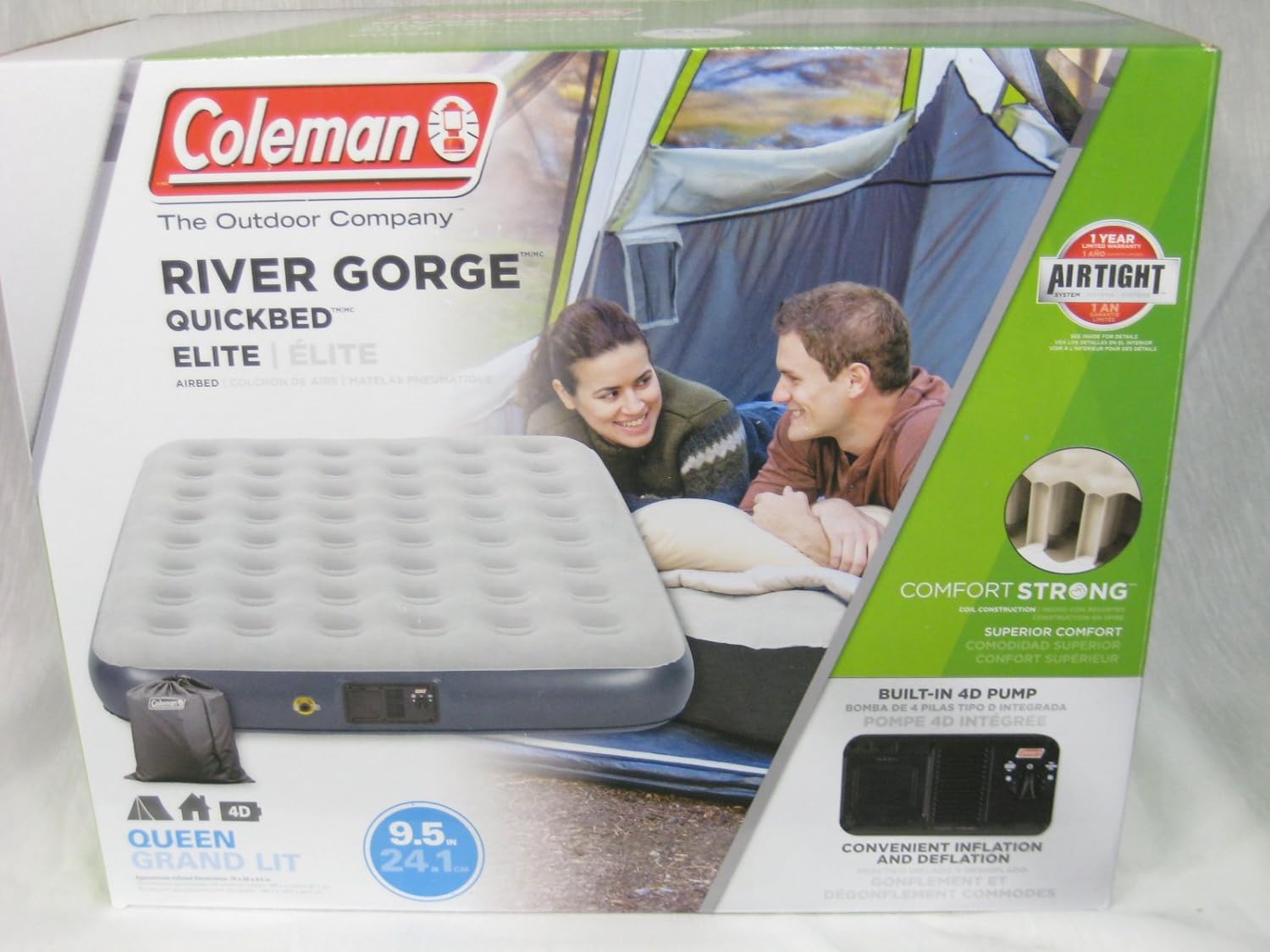 coleman quickbed elite queen