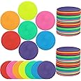 Vinsot Flying Discs Bulk Flying Discs for Kids Soft Rubber Flyer Disk Outdoor for Children Adults for Sports Party Favors, 7 Colors