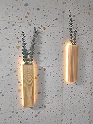 Artificial Eucalyptus with LED Lights Wall Planters
