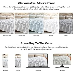NEWCOSPLAY Twin Blanket for Couch White Super Soft