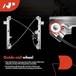 A-Premium Front Driver Side Power Window Regulator