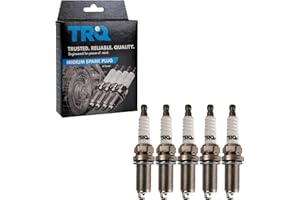 TRQ Iridium Spark Plugs Engine Tune Up Ignition Kit 5 Piece Set Compatible with 2006-2014 Volkswagen Beetle 2010-2014 Golf 2002-2014 Jetta 2012-2014 Passat 2006-2009 Rabbit