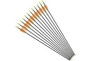 NIKA ARCHERY 24 26 28 30 Fiberglass Arrows for Youth Practise Recurvebow Compound Bow Shooting