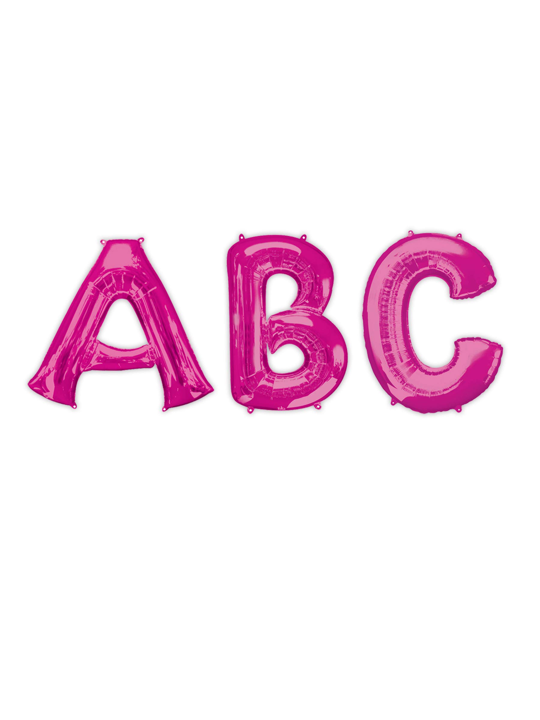 Amscan 3544201 S/Shape: Letter 'U' Pink