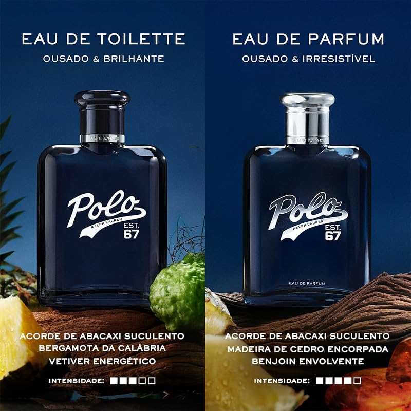 Ralph Lauren, Polo 67, Eau de Parfum, fragrância masculina, 125 ml
