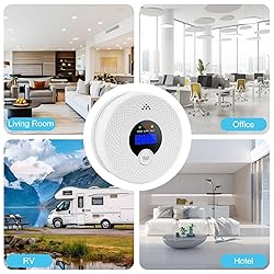 2 Pack Smoke Detector Carbon Monoxide Detector