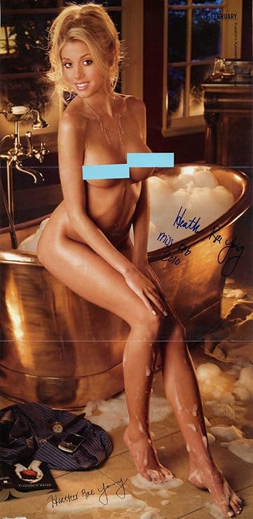 Heather Rae Young Signed February 2010 Centerfold Playboy Playmate Beckett Bas At Amazon S Entertainment Collectibles Store