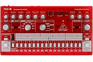 Behringer RD-6-SB Analog Drum Machine - Red Translucent