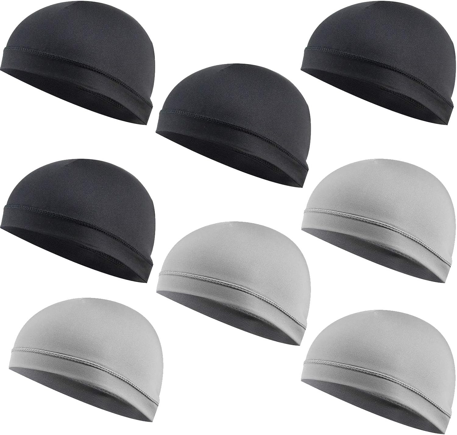 8PCS Running Cap Skull Cap Cooling Cap Cycling Cap Skull Cap Helmet