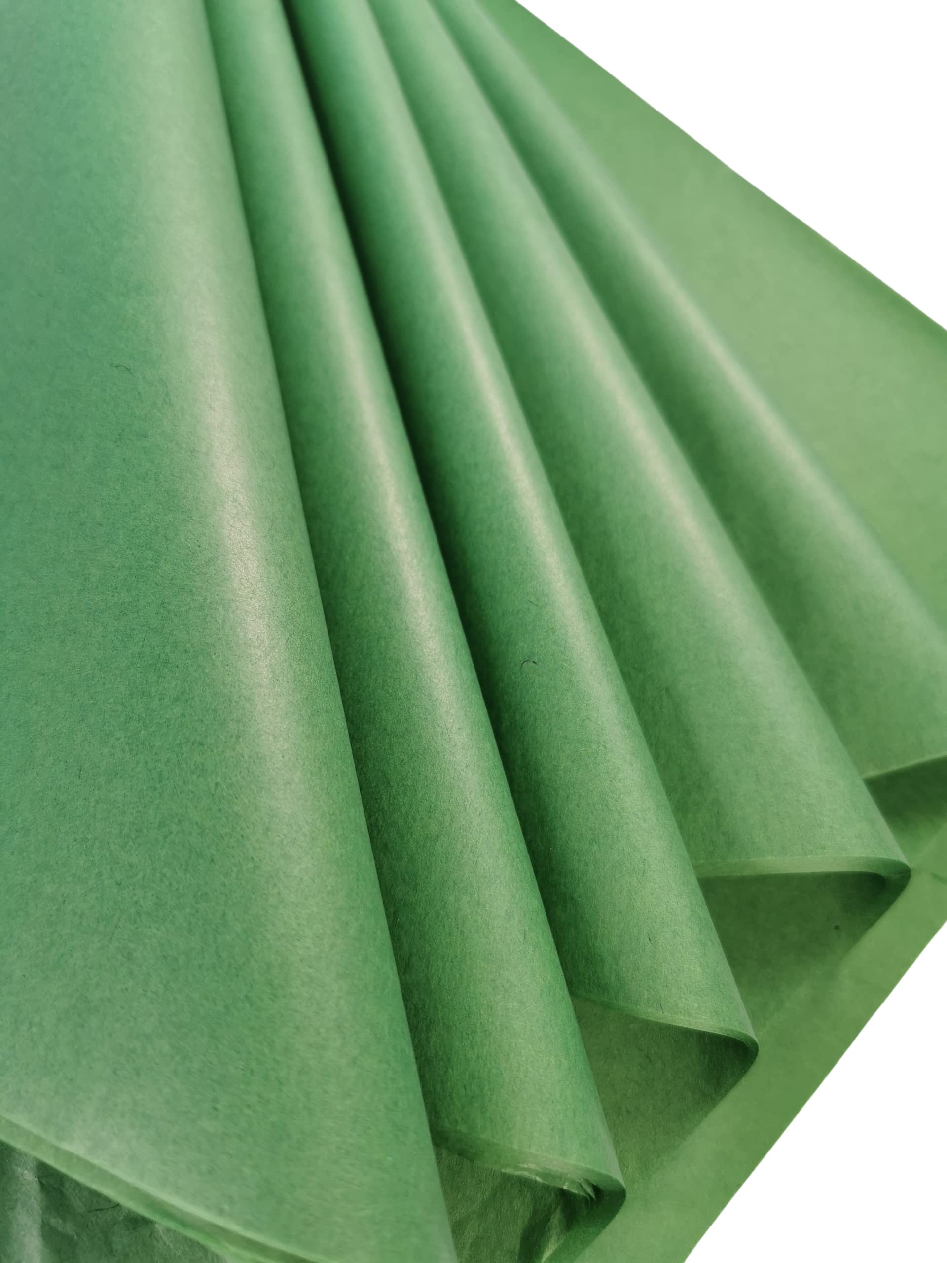 Dark Green Tissue Paper 25 Large Sheets 70 x 50 cm – Acid Free Wrapping Tissue Paper for Gift Wrap, Packing, Crafts & Storage